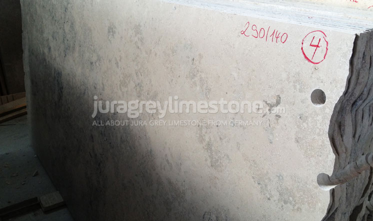 Jura Grey limestone slab