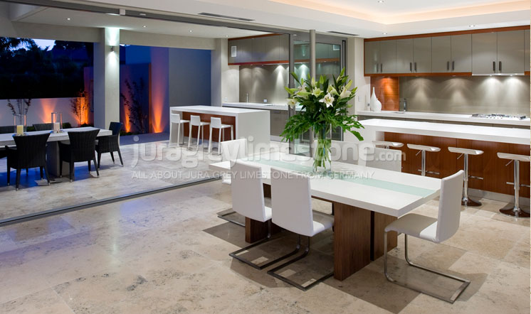 Jura Grey limestone flooring