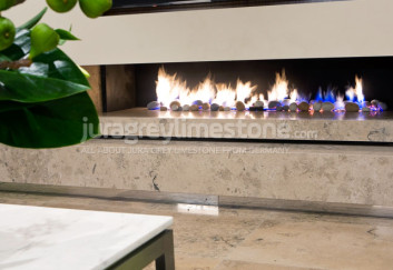 Jura Grey limestone decoration